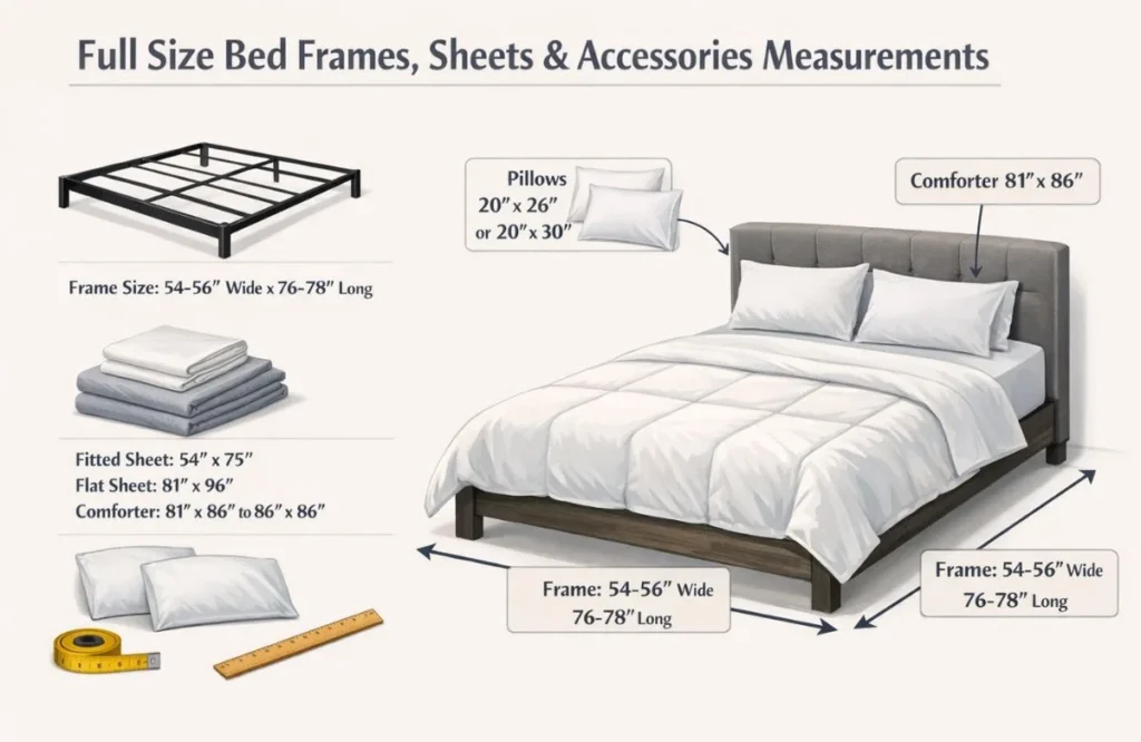 full-size-bed-frames-sheets-and-accessories-measurements