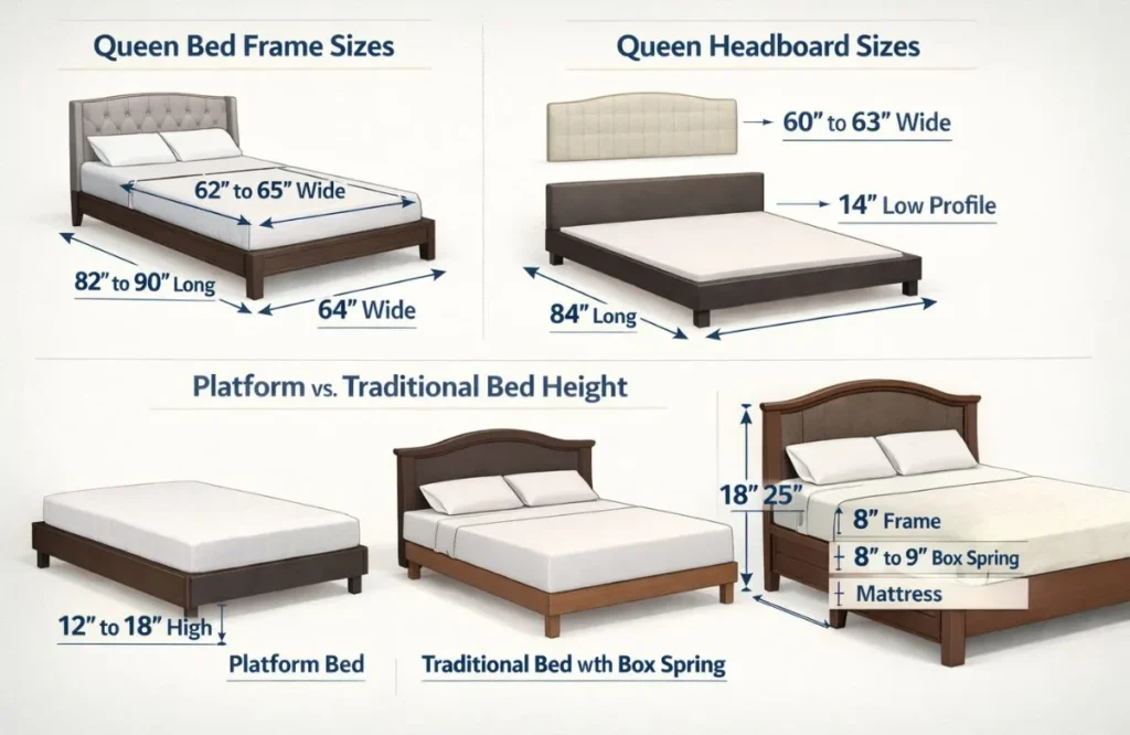 queen-bed-frame-and-headboard-measurements