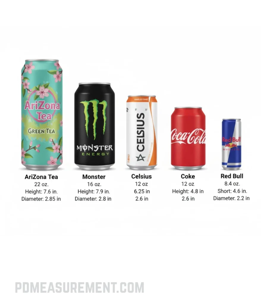 arizona-tea-can-dimensions-vs-other-beverage-cans