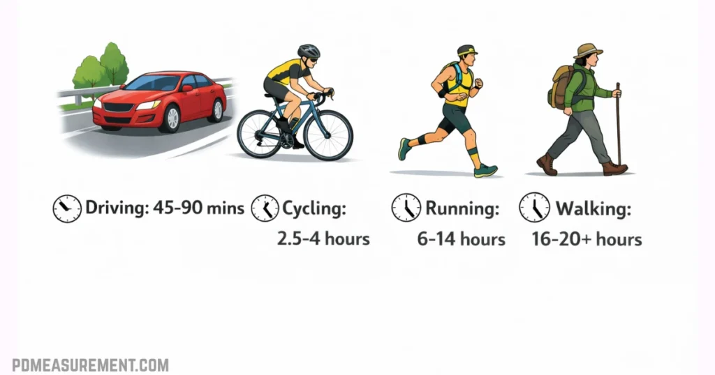 how-long-does-50-miles-take