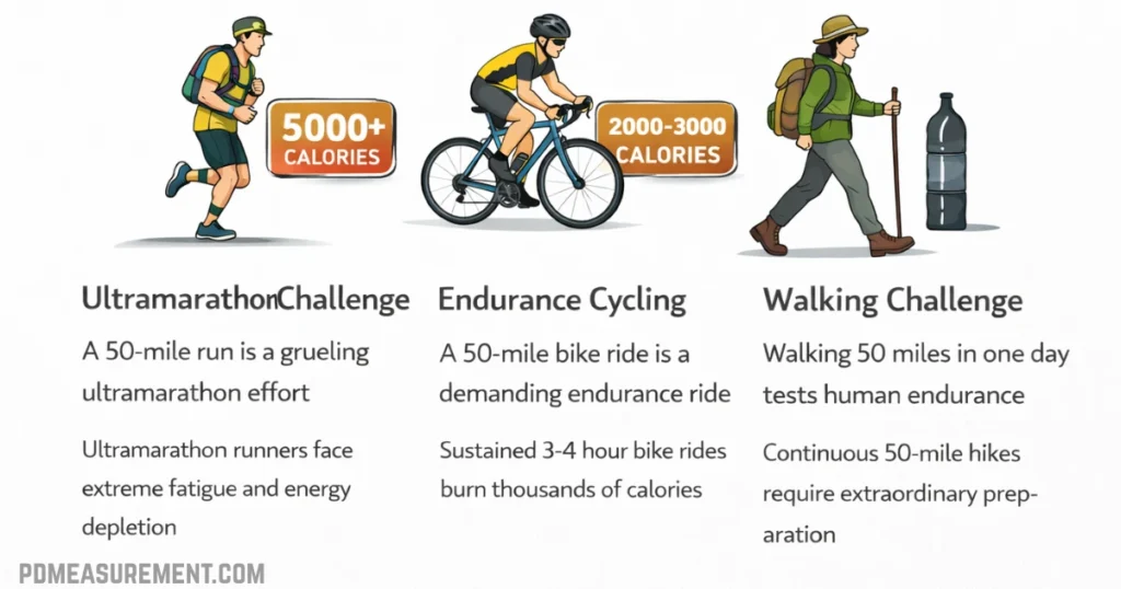 physical-effort-required-for-50-miles