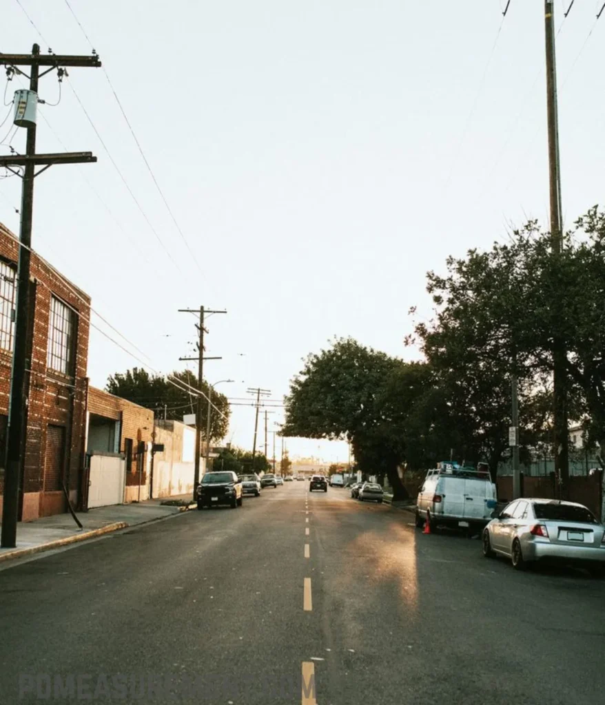 typical-suburban-street-length-500-meters-long